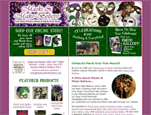 Tablet Screenshot of masksandmakebelieve.com